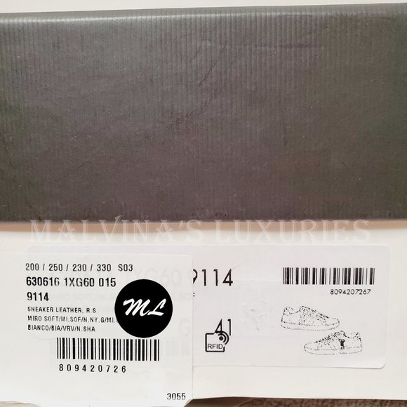 GUCCI SNEAKERS NEW ACE KITTEN WHITE LEATHER SHOES w WEB sz 41 11 - Picture 16 of 16